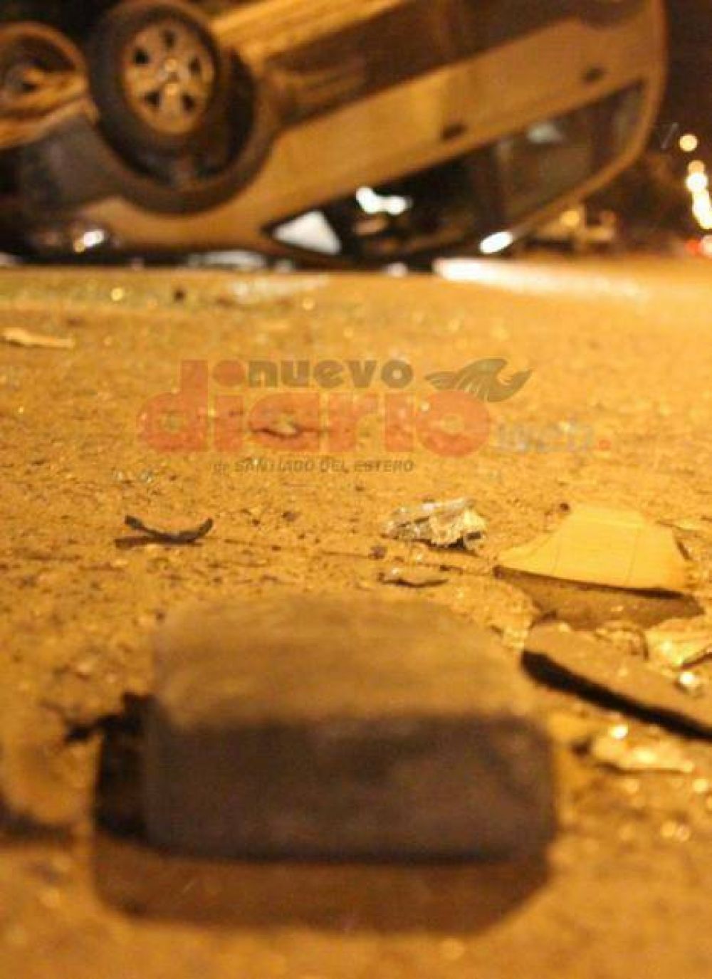 Muri� el acompa�ante de una joven trans al volcar un auto