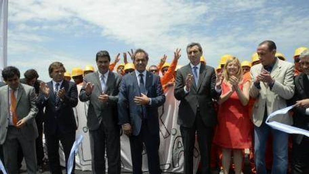 Scioli y Randazzo inauguraron parte de la autov�a 6