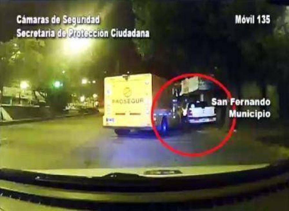 Video: As� frustraron el robo de un cami�n blindado en San Fernando 