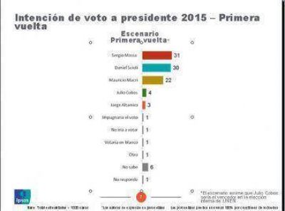 Encuesta: pelea Massa- Scioli en 1� vuelta