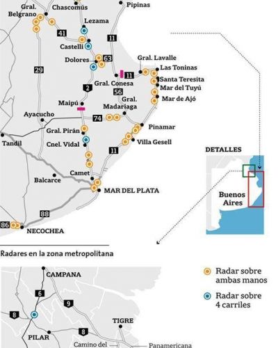 Habr� m�s radares para el control de la velocidad en las rutas bonaerenses