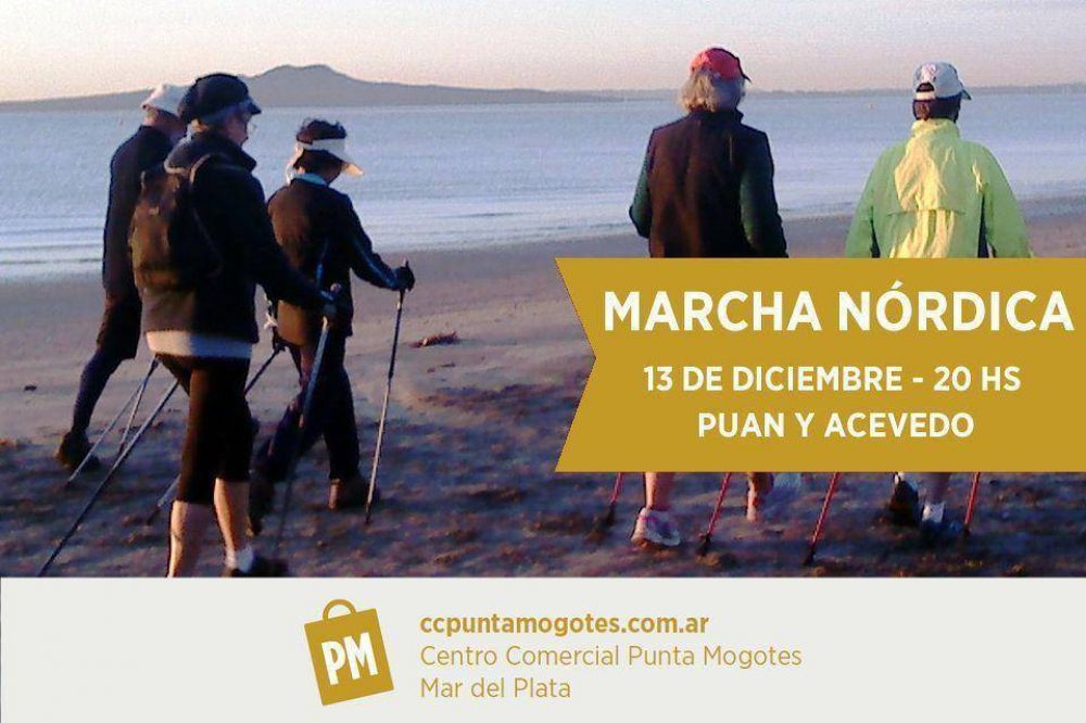 Jornada de Marcha N�rdica en el Centro Comercial Punta Mogotes