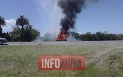Accidente en Ruta 2 altura Lezama