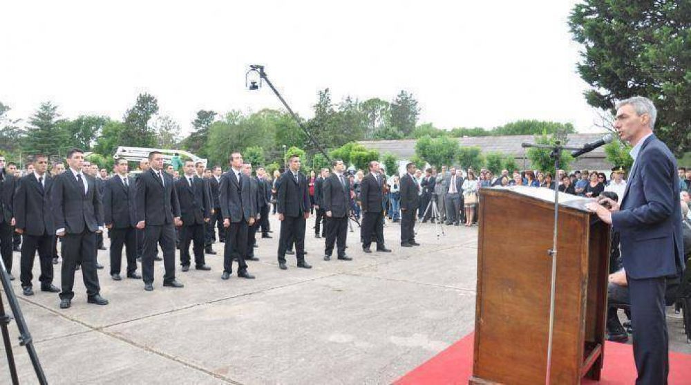 Meoni prometi� m�s patrulleros, 40 c�maras y nuevas comisar�as en Jun�n