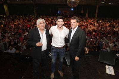 Con los Moyano, de fiesta