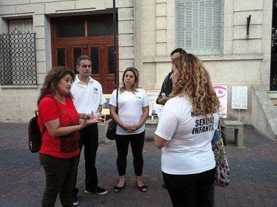 Realizaron manifestaci�n contra el abuso sexual infantil