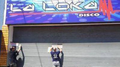 Clausuras de un bailable, bares y fiestas privadas