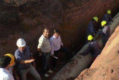 Mart�nez se refiri� sobre el avance de la obra del segundo acueducto