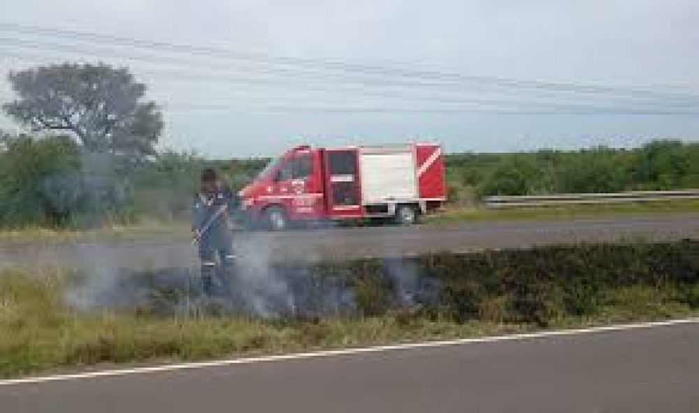 Cortar�n el pasto y har�n contrafuegos en banquinas para evitar incendios