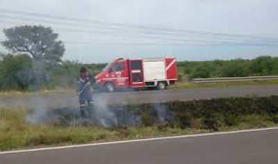 Cortar�n el pasto y har�n contrafuegos en banquinas para evitar incendios