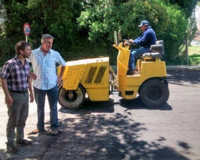 Vialidad Municipal repaviment� el paso a nivel de Matheu y la V�a
