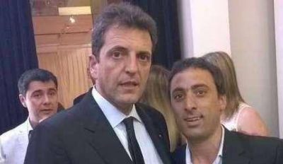 Guill�n en un encuentro con Massa