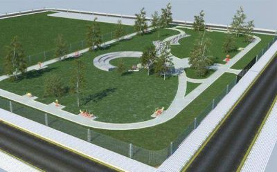 Todo listo para la apertura de un corredor aer�bico en pleno centro de Pilar