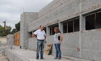 Con un avance de m�s del 50% contin�a la construcci�n del Servicio Territorial Municipal N� 2
