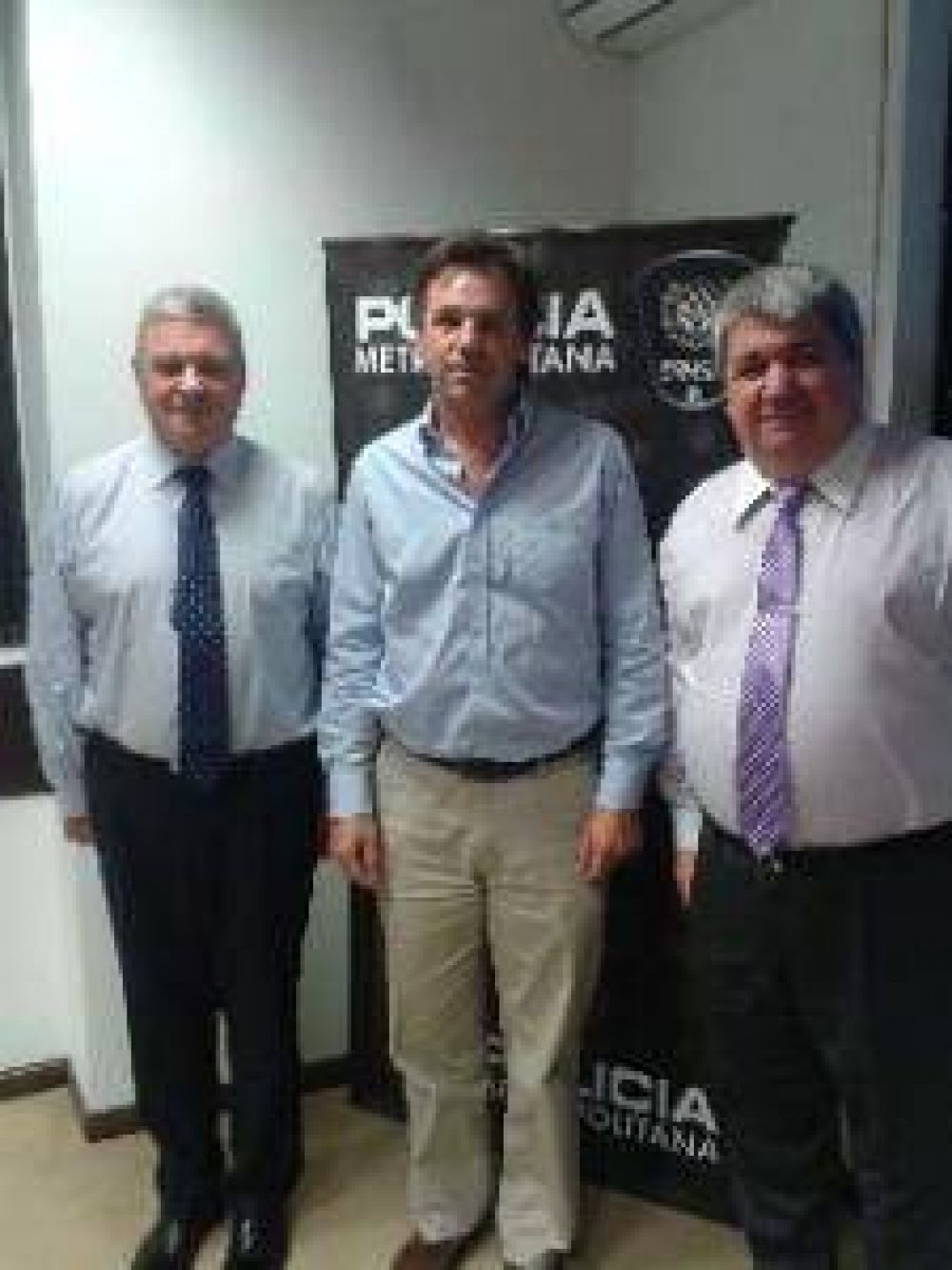 Ramiro Ortiz se reuni� con las m�ximas autoridades de la Polic�a Metropolitana