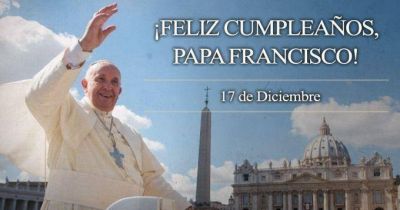 ¡Feliz Cumpleaños 78 Papa Francisco!