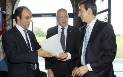 Florencio Randazzo anunci� la construcci�n del Metrobus en Av. Blas Parera