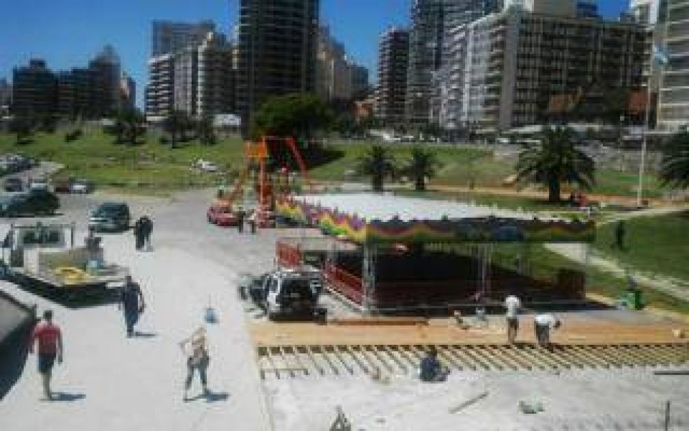 Scioli inaugura parque de diversiones gratuito en Mar del Plata