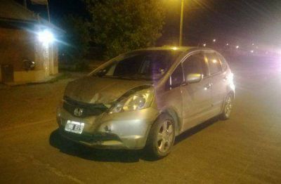 Mujer hospitalizada tras un accidente de tr�nsito