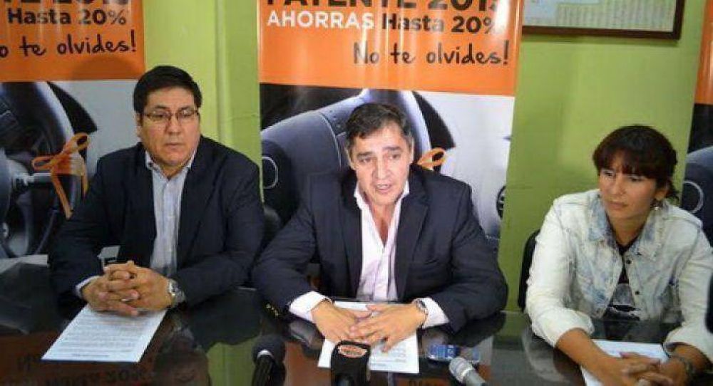 Se inici� el cobro anual anticipado de patente