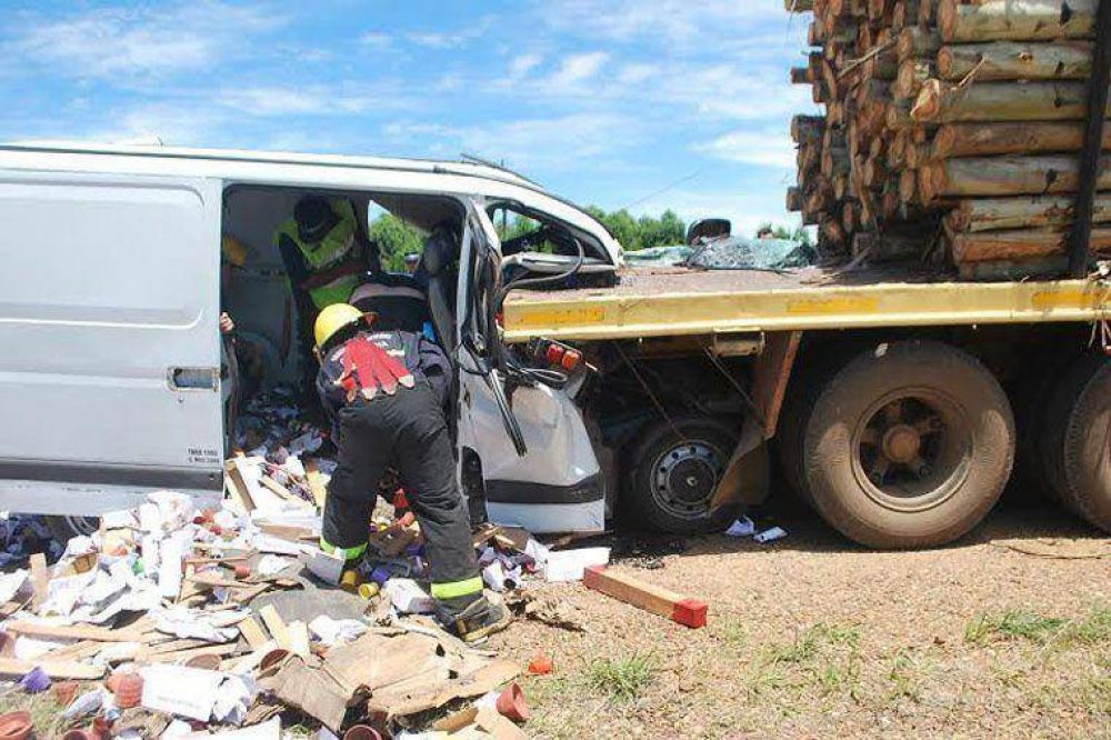 Accidente y milagro en la autov�a 14