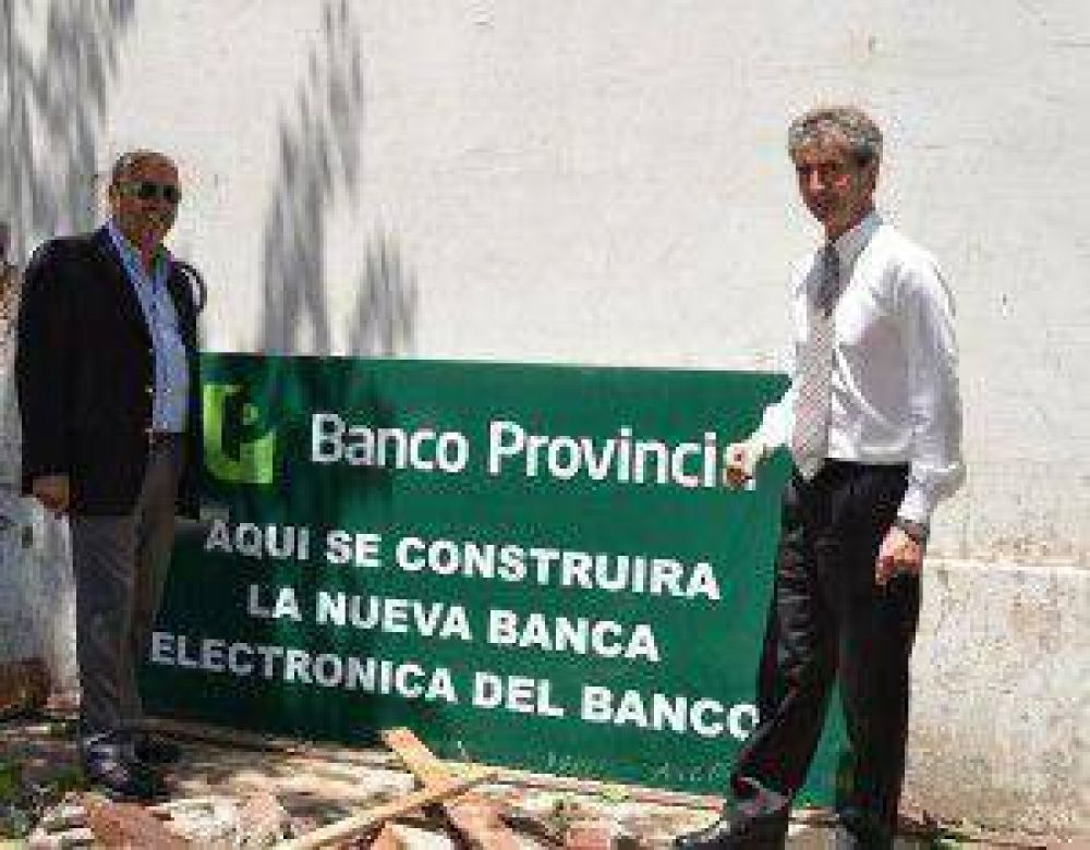 COMENZ� LA OBRA DE LA NUEVA BANCA ELECTR�NICA DEL PROVINCIA 