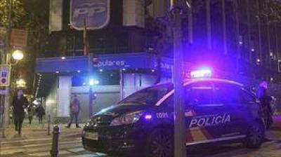 Espa�a: un hombre con problemas mentales quiso volar una sede del Partido Popular
