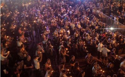 Janucá: Jabad Lubavitch realizó el encendido de velas