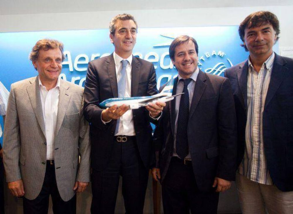 Pulti, Randazzo y Recalde anunciaron el incremento de los vuelos de Aerol�neas Argentinas hacia Mar del Plata