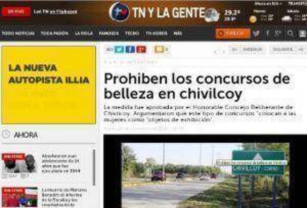 Impacto nacional por la ordenanza aprobada en Chivilcoy