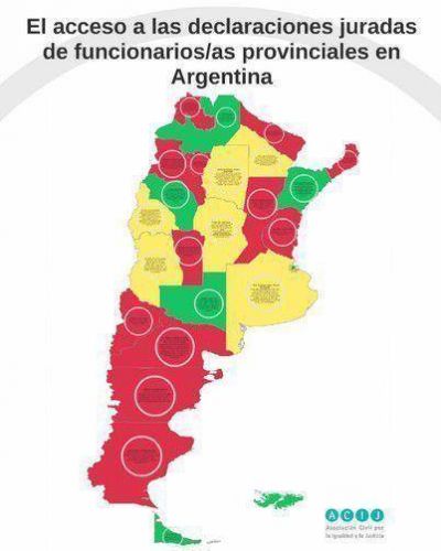  San Luis est� entre las provincias sin acceso p�blico a declaraciones juradas de funcionarios