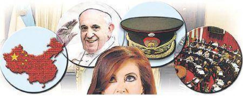 De China al Papa, Cristina cierra a�o con superlunes