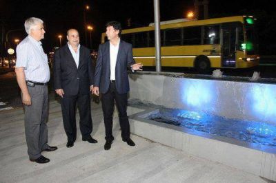 Posse inaugur� el primer tramo del renovado ingreso a San Isidro
