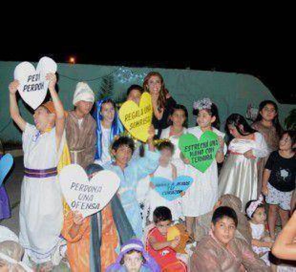 La Gobernadora particip� de un pesebre viviente