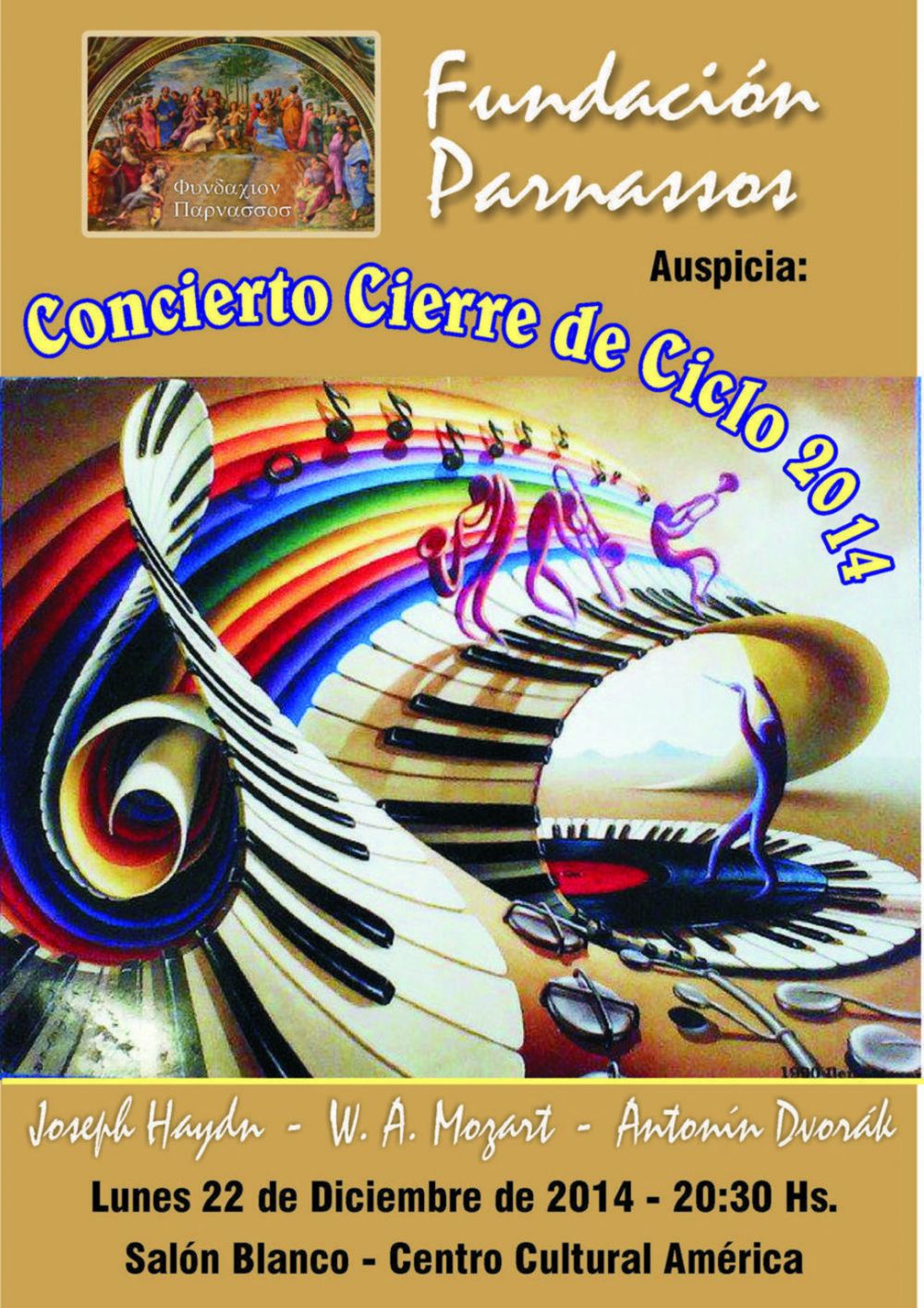 Fundaci�n Parnassos auspicia el Concierto Cierre de Ciclo 2014