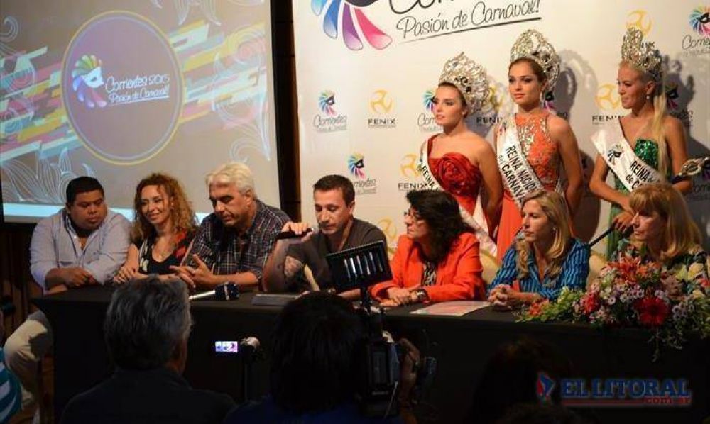 Con una muestra de unidad, lanzaron ayer los carnavales correntinos 2015
