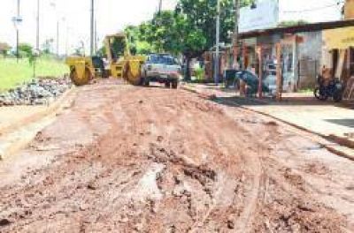 Pararon las obras en la ex Ruta 213