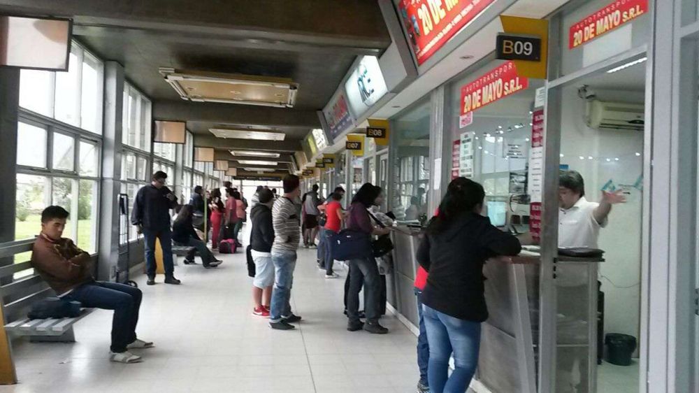 Leve descenso en las ventas de pasajes interdepartamentales por las fiestas