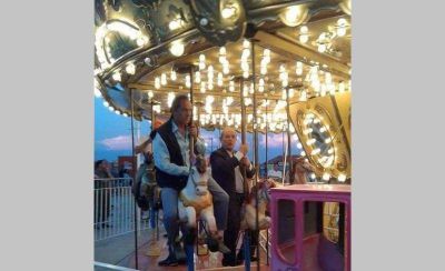 La pol�mica foto de Scioli y Aldrey que circula por redes sociales