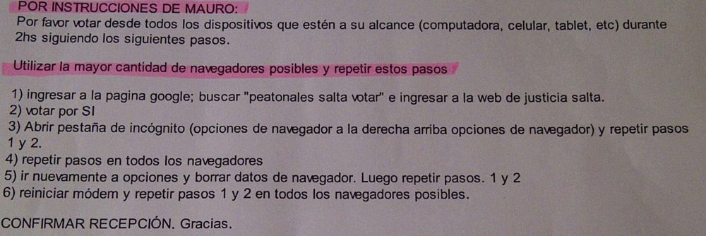 La Justicia anul� las encuestas por las peatonales