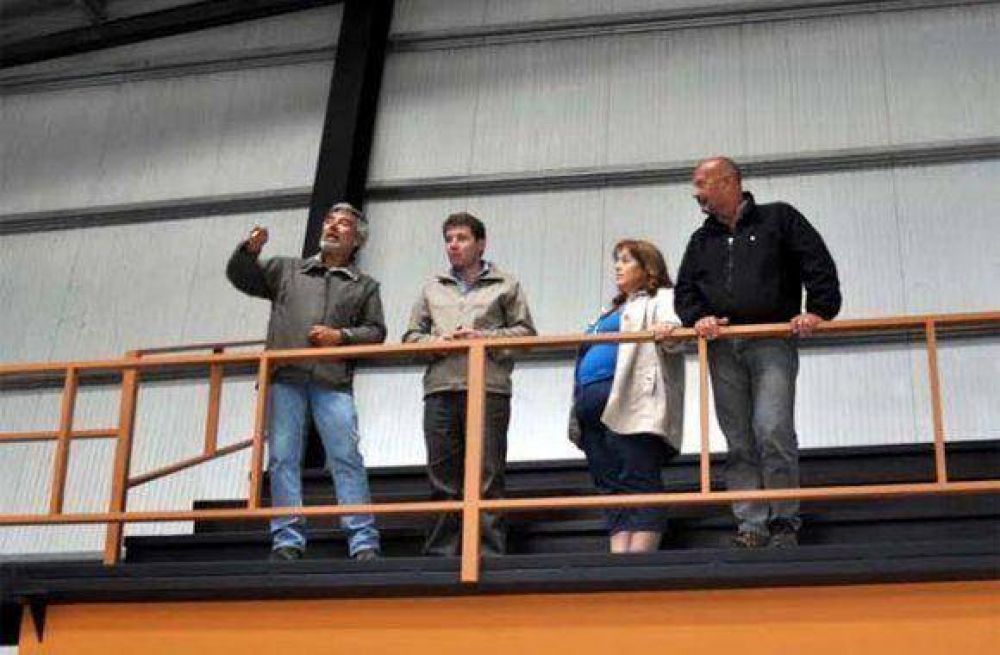 El intendente Gustavo Melella recorri� las obras