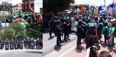 Con Paro, movilizaci�n y escraches, los trabajadores expresaron lo que piensan de este Gobierno