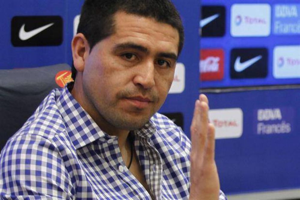 Juan Rom�n Riquelme, tras su salida de Argentinos: 