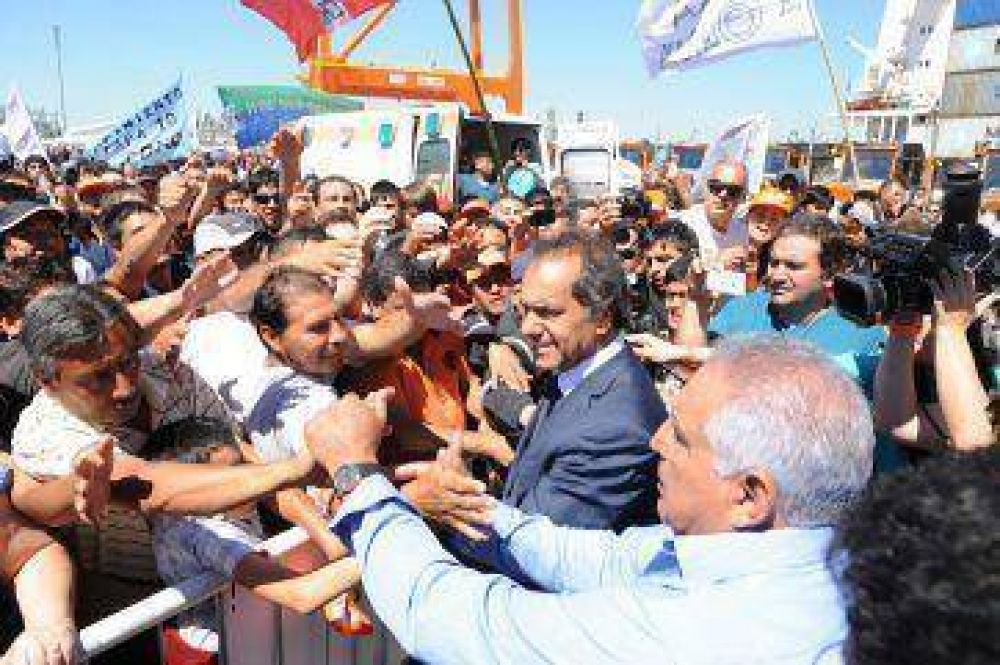 Scioli inaugur� Puerto La Plata