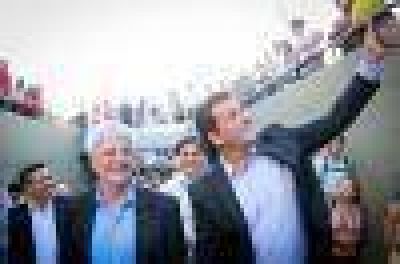 Massa y Andreotti inauguraron el t�nel de Chacabuco 
