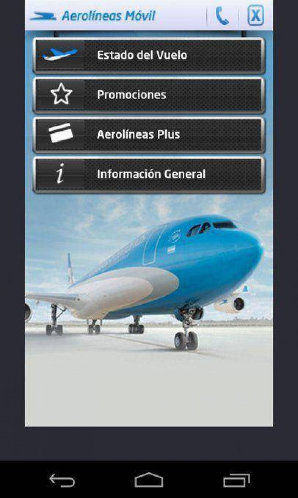 Aerolneas Argentinas ahora permite hacer check-in a travs del celular