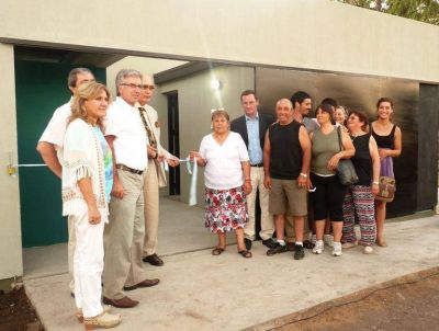 Parque Cooperaci�n: Se inaugur� la zona de sanitarios y cantina 