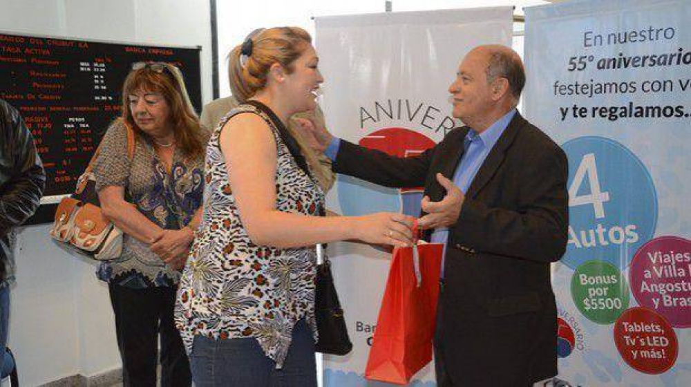 Banco Chubut premi� a usuarios de la tarjeta Patagonia 365