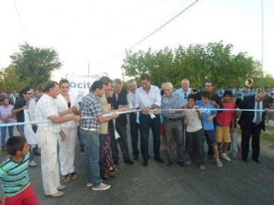 Pocito: invirtieron $1.200.000 para pavimentar el Lote Hogar 35 y el Lote Hogar 39