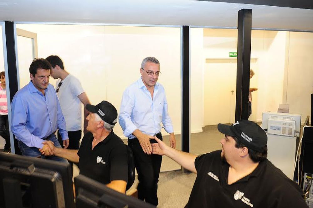 Massa y Zamora reconocieron al personal de emergencias de Tigre